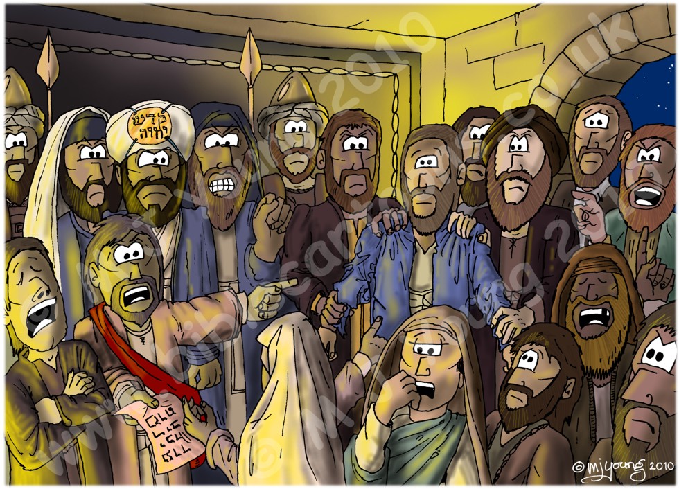 Mark 14 - Trial of Jesus - Scene 02 - False witnesses