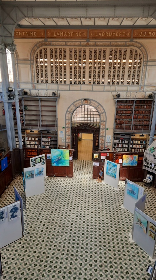 Exposition à la Bibliothèque Schoelcher Margot Asphe 