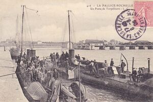 LA PALLICE-ROCHELLE - UN POSTE DE TORPILLEURS - LC 416 - 1906