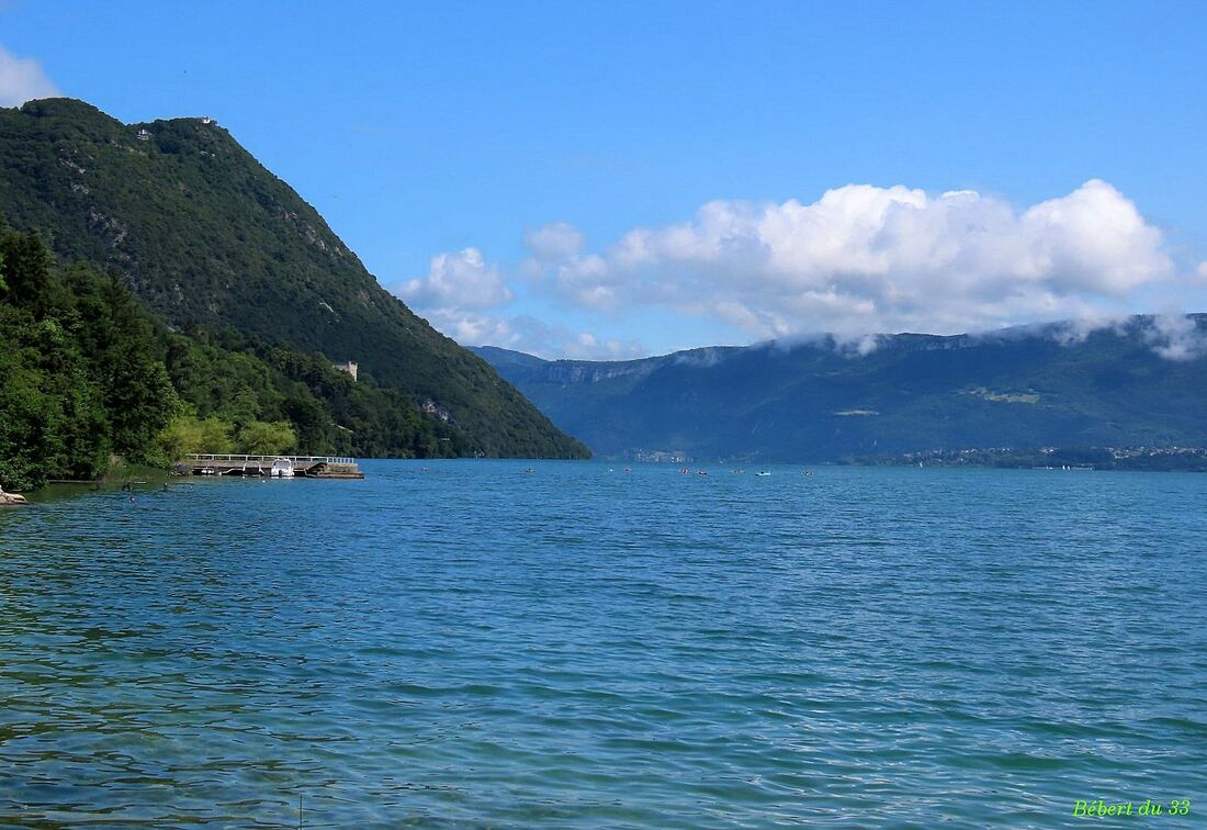 au lac du Bourget en Savoie