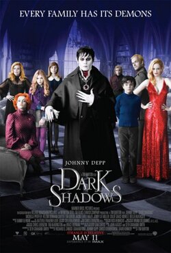 Dark shadows - de Tim Burton (2012) - avec Johnny Depp & Michelle Pfeiffer