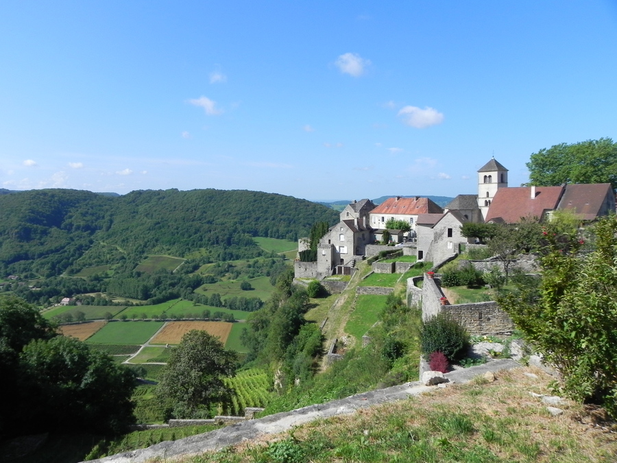 Château-Chalon dans le Jura