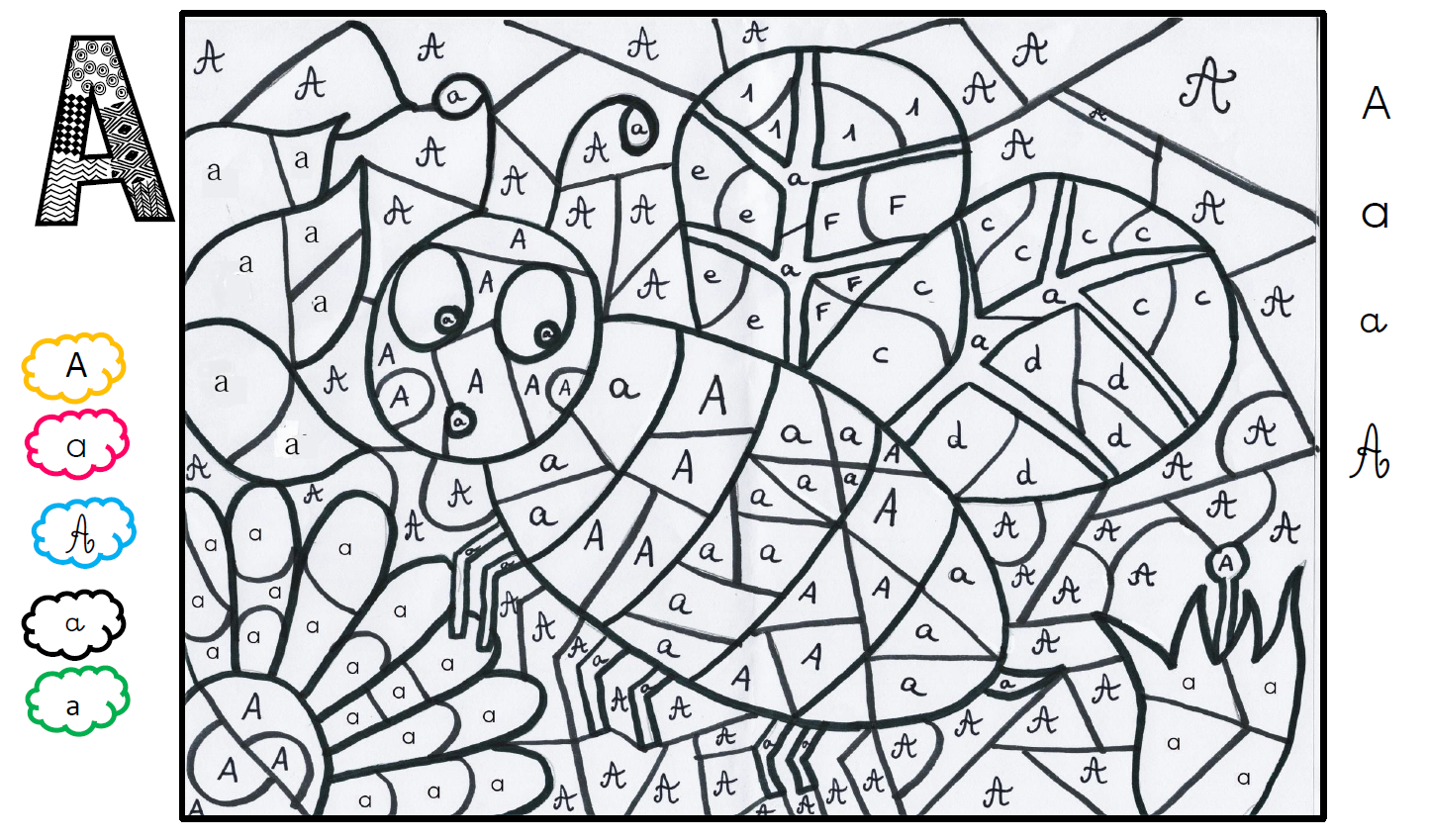 Coloriage Magique 141 Dessin Magique à imprimer