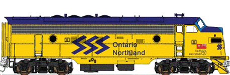 EMD FP 7.Ontario unité A droite