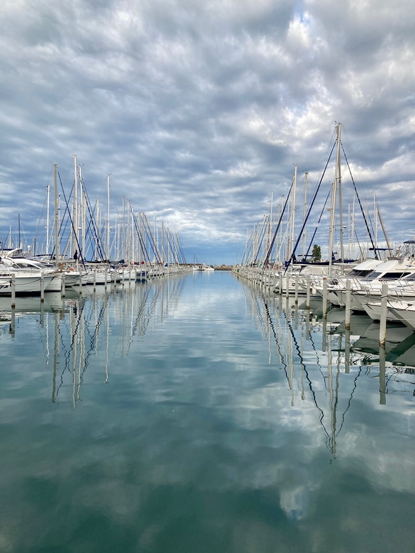 ciel torturé et reflets