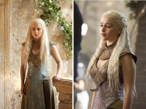 L'évolution du look de Daenerys: saison 2
