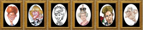 Caricatures de la famille royale