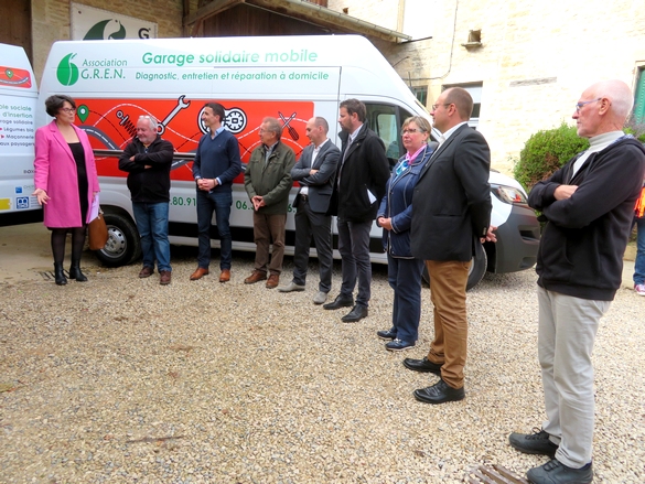 L'Association GREN a reçu des dons importants de la part de la MSA et de Vinci  pour l'aménagement du camion-garage solidaire