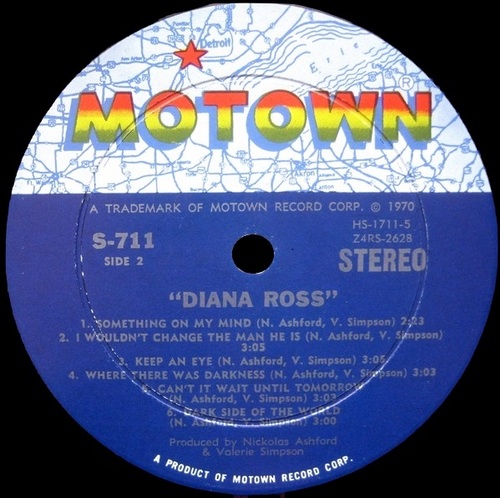 1970 : Album Diana Ross Motown ‎Records MS-711 [ US ]