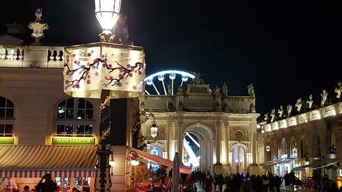 Nancy et son hypercentre à Noël.