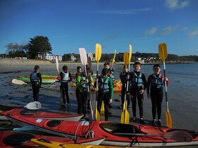 Première séance de voile à Plougonvelin