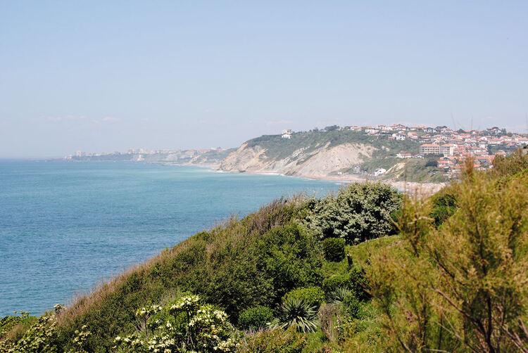 Photo de la plage de Bidart sur la côte basque