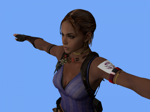 Les cils et les cheveux sont maintenant corrects