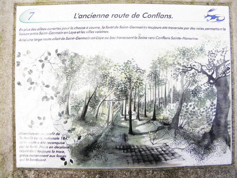 L'ancienne route de Conflans.