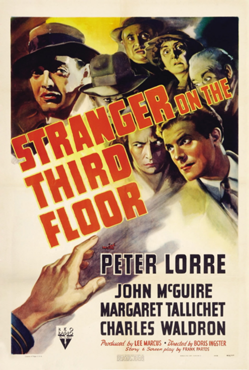 L’inconnu du 3ème étage, Stranger on the third floor ; Boris Ingster, 1940