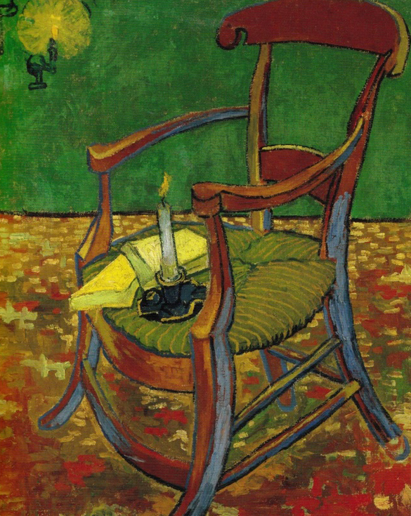 l'oeil & la plume... la chaise de Gauguin