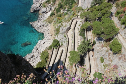 Capri : les jardins d'Auguste et la via Krupp