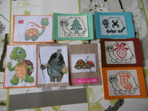 Echange tortues contre cartes postales