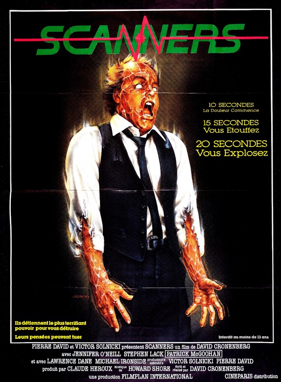 SCANNERS BOX OFFICE FRANCE 1981