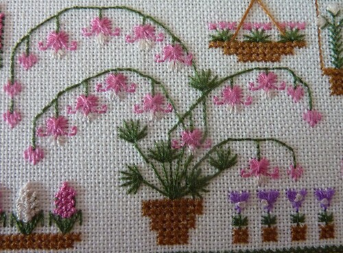 Broderie jardin privé