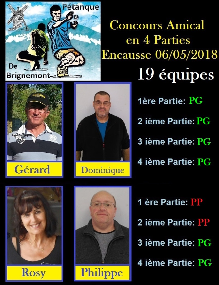 Amical Doublette en 4 parties Encausse -32-