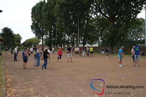 38 équipes au concours de pétanque du comité du Bizet !