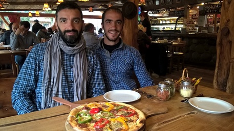 le duo de choc: pizza panaderia à pucon