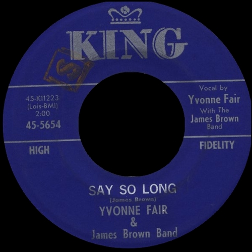 1962 Yvonne Fair & James Brown Band : Single SP King Records 45-5654 [ US ]