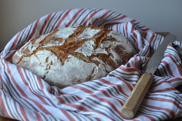 Pain de campagne en cocotte