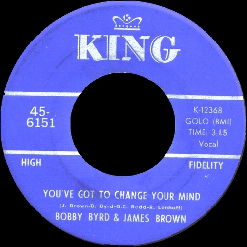 1968 James Brown & Bobby Byrd : Single SP King Records 45-6151 [ US ]