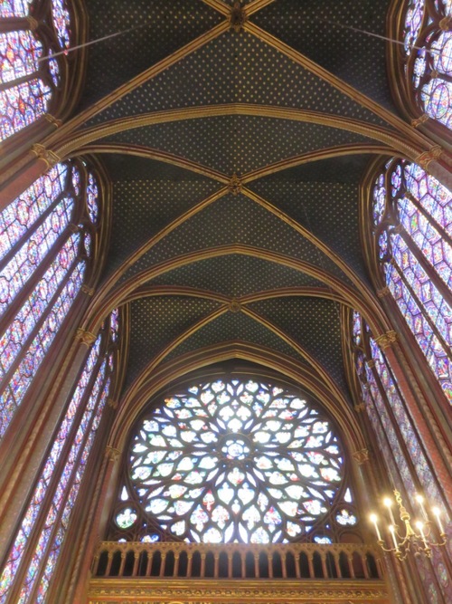 À paris, la Sainte Chapelle