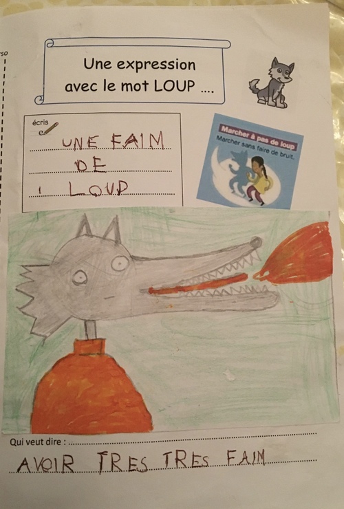 Encore des expressions avec le mot 'loup'