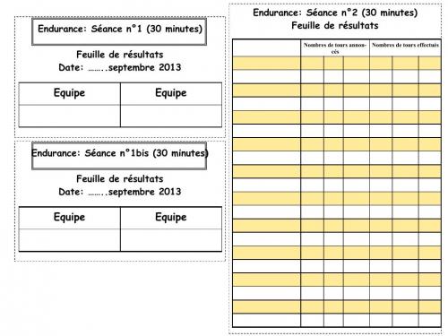 séquence sport : endurance niveau CM