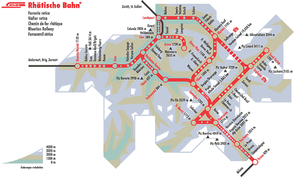 Les chemins de fer Rhétique