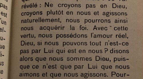 Développement de l'Enseignement, Quelle est la conception qu'on peut se faire de Dieu, p.31-32