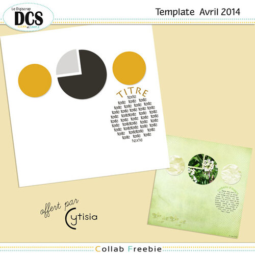 DCS et les TEMPLATES d'Avril