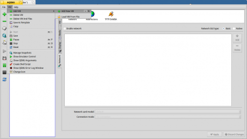 Créer une VM avec Aqemu/qemu (Debian,Windows etc...)