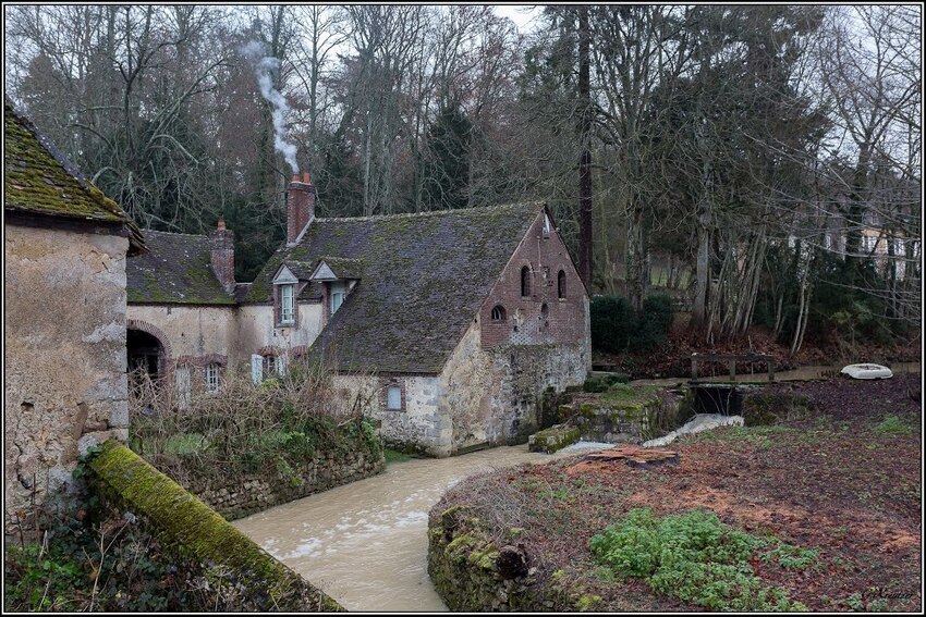 Sur la route des moulins,dans le Loiret,