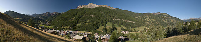 Panorama de la vallée de Molines-en-Queyras