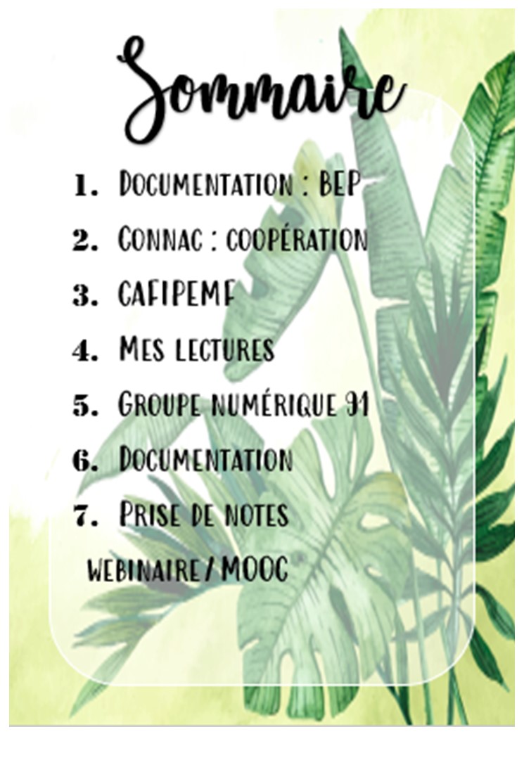 Page De Garde Cahier De Carriere