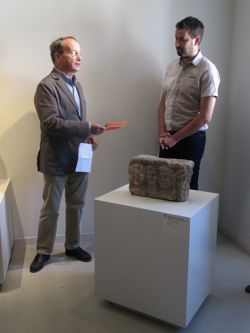 A l'occasion des Journées du patrimoine 2018, le Musée du Pays Châtillonnais Trésor de Vix a présenté une sculpture récemment acquise et la restauration d'une peinture gallo-romaine