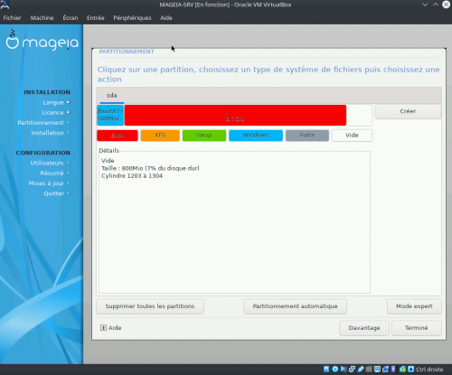 Installation d'un Serveur sous Mageia 8