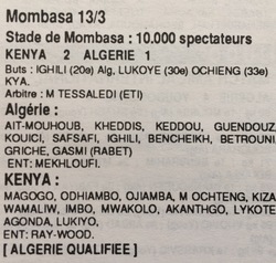 13.3.1977 à Mombasa Kenya-EN 2-1