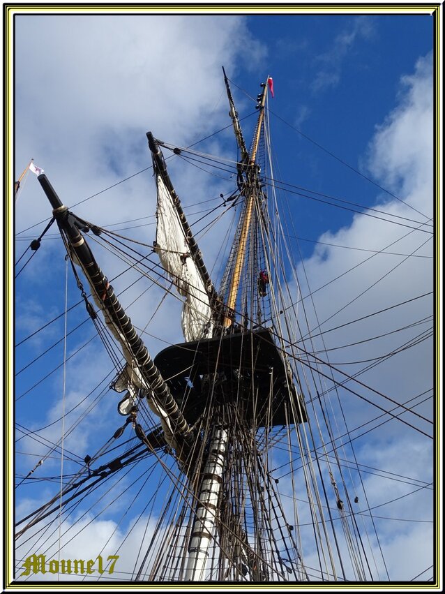 Derniers jours de l'Hermione à La Rochlle avant......