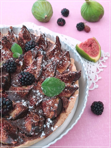 TARTE FIGUES,MÛRES,AMANDES