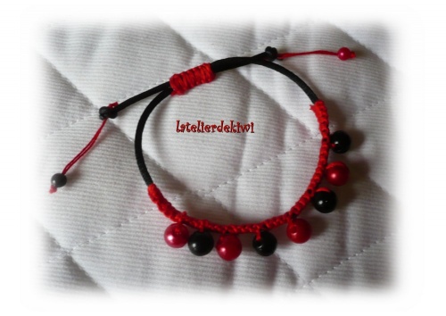 Shamballa rouge&noir