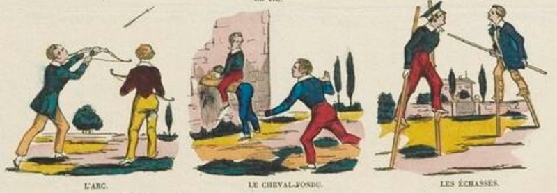Jeux d'enfants sous la Monarchie de Juillet (Images d'Epinal)