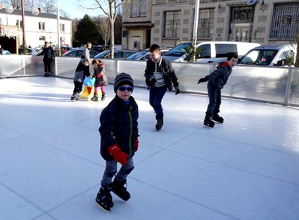 La patinoire de Châtillon sur Seine a eu un grand succès !