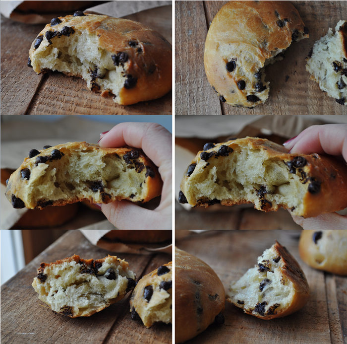 Briochettes aux pépites de chocolat (sans beurre ni lait !)