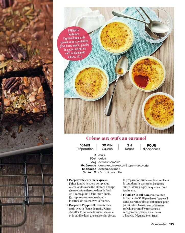 Recettes 9:  Des desserts vite prêts (et so gourmands!) 13 pages